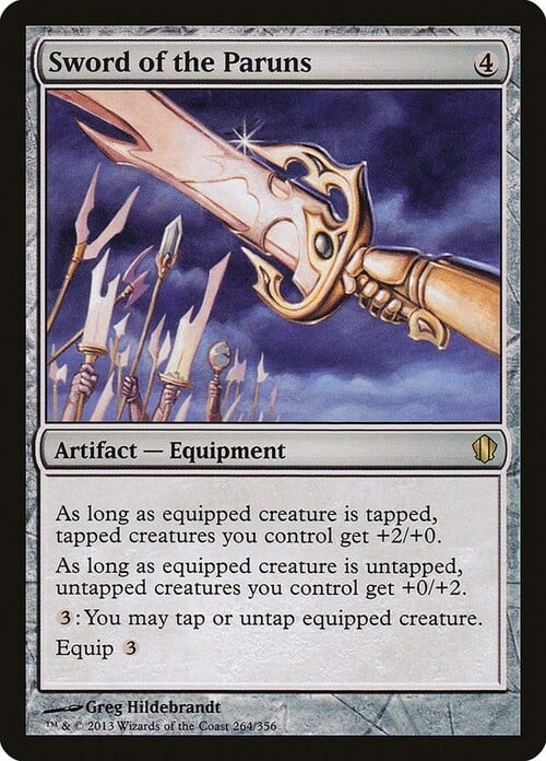 Sword of the Paruns Card Front