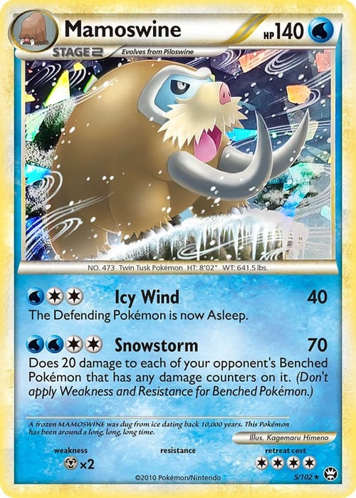 Mamoswine Card Front