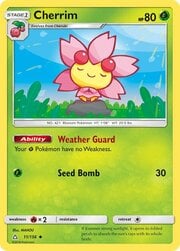 Cherrim [Weather Guard | Seed Bomb]