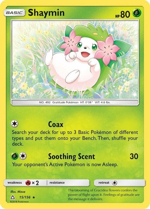 Shaymin [Coax | Soothing Scent] Card Front