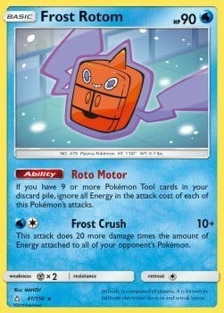 Frost Rotom Card Front