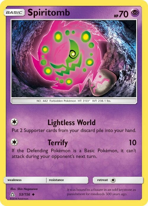 Spiritomb [Lightless World | Terrify] Card Front