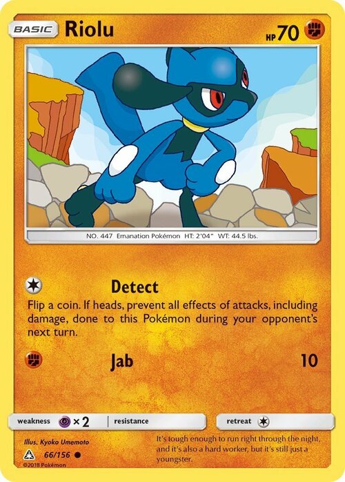 Riolu Card Front
