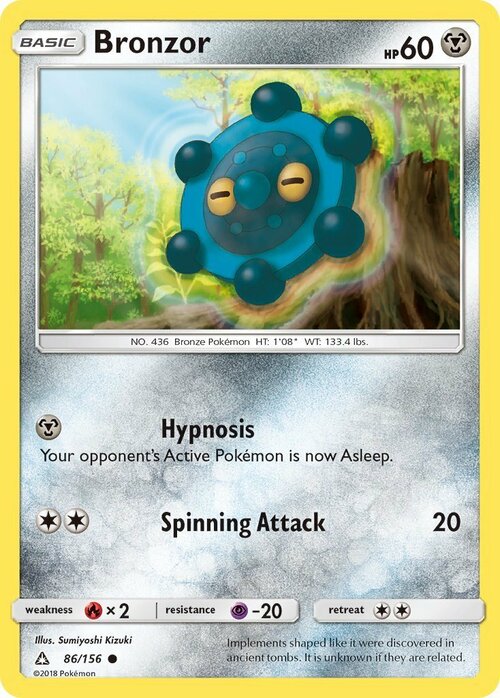 Bronzor [Hypnosis | Spinning Attack] Card Front