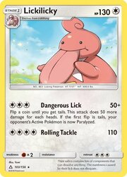 Lickilicky [Dangerous Lick | Rolling Tackle]