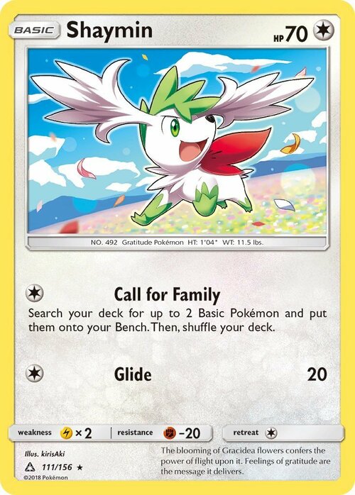 Shaymin [Call for Family | Glide] Card Front