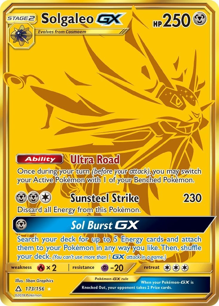Solgaleo GX Ultra Prism | Pokémon | CardTrader