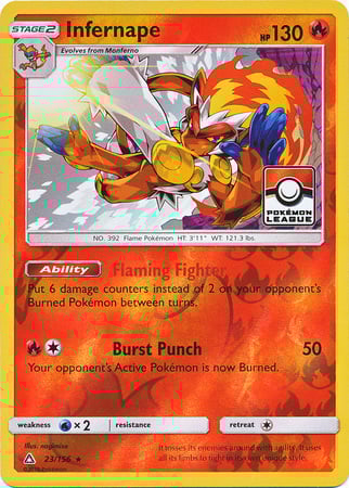Infernape Card Front