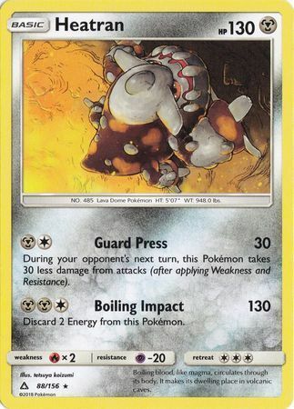 Heatran Card Front