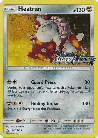 Heatran Card Front