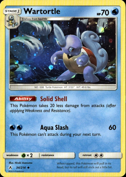 Wartortle Card Front