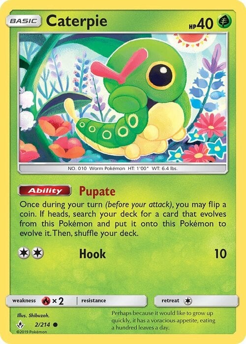 Caterpie [Hook] Card Front