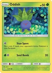 Oddish [Stun Spore | Seed Bomb]