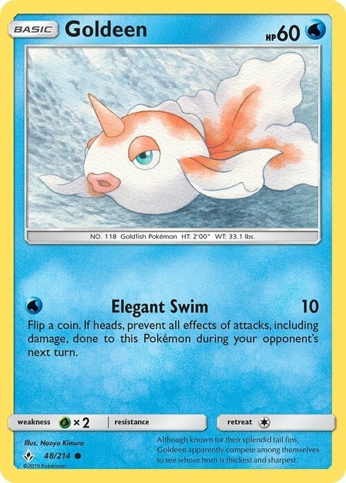 Goldeen [Elegant Swim] Card Front