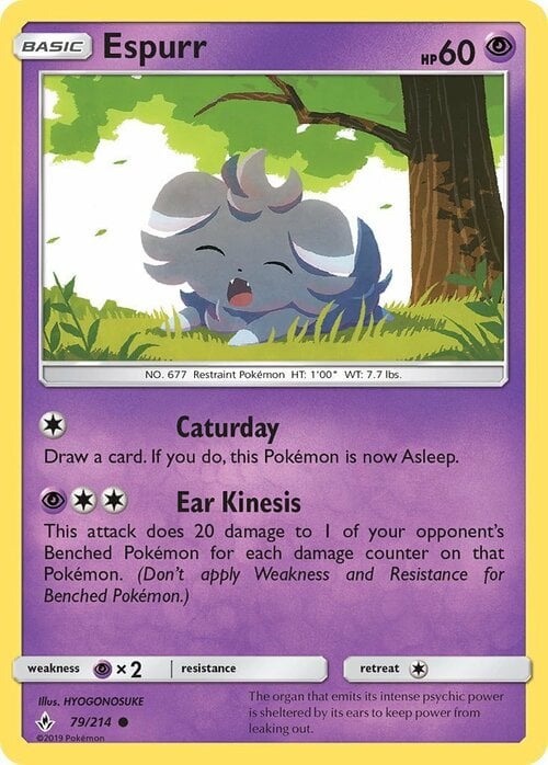 Espurr Card Front