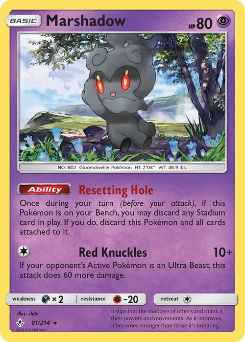 Marshadow [Red Knuckles] Card Front