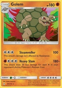 Golem [Steamroller | Heavy Slam] Card Front