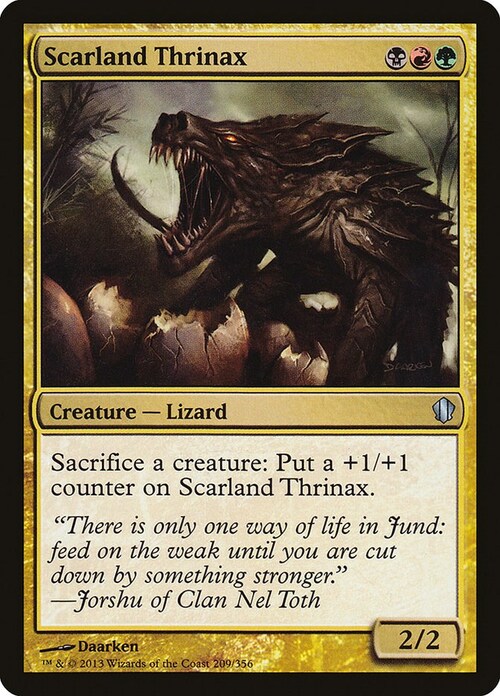 Scarland Thrinax Card Front