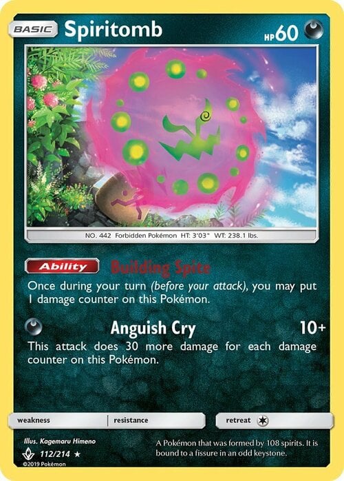 Spiritomb Card Front