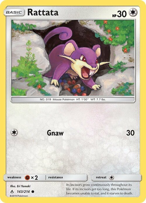 Rattata Card Front