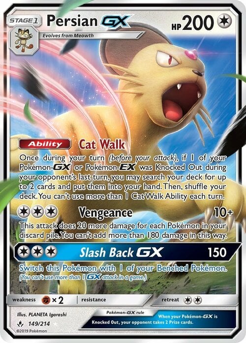 Persian GX Card Front