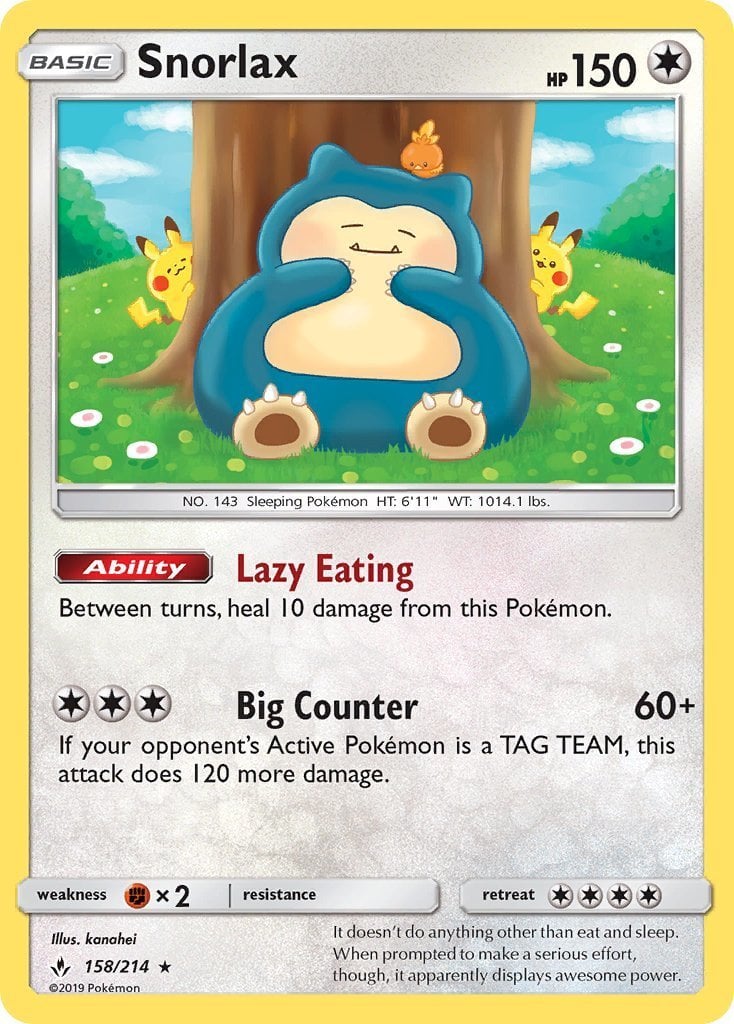 rare snorlax card 131/185 Snorlax | Rare Holo Card | SWSH-04 Vivid Voltage