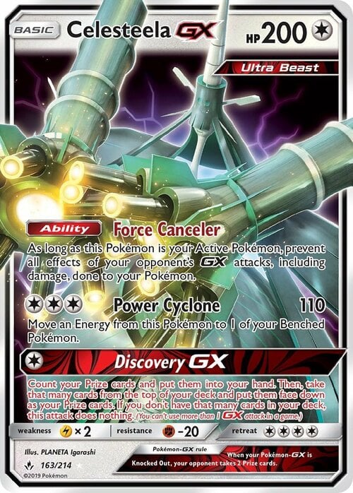 Celesteela GX Card Front