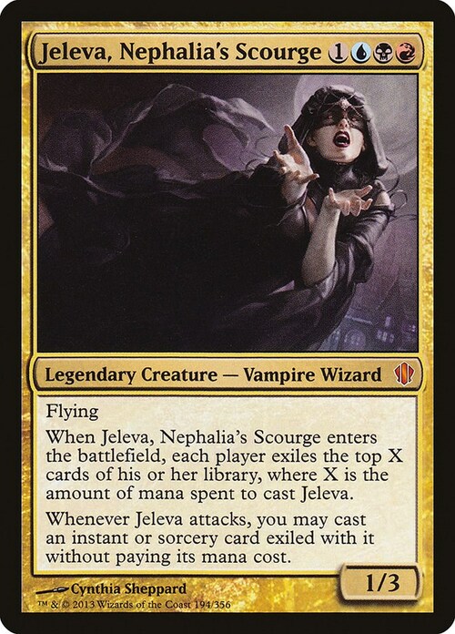 Jeleva, Nephalia's Scourge Card Front