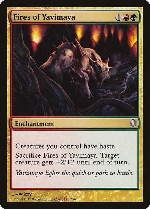Fires of Yavimaya Card Front