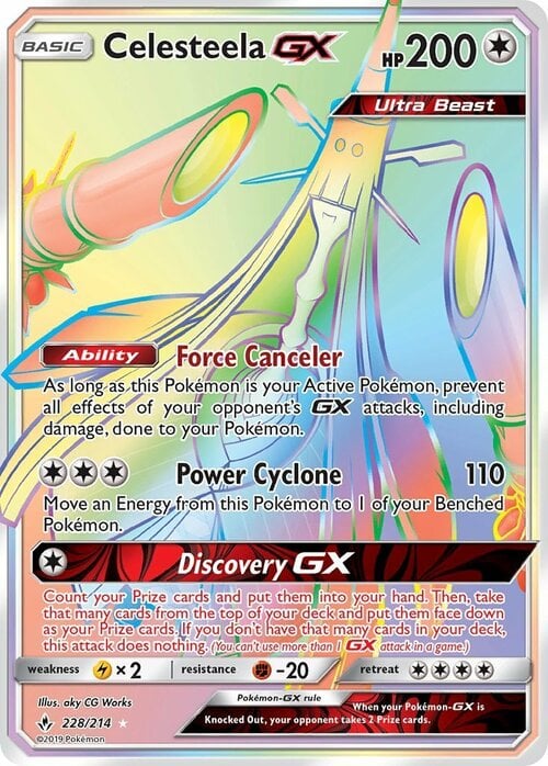 Celesteela GX [Power Cyclone] Card Front