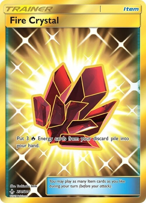 Fire Crystal Card Front