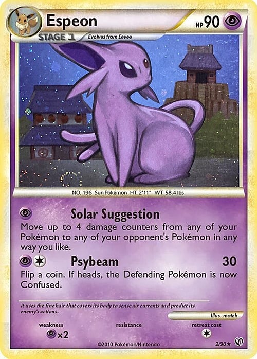 Espeon Card Front