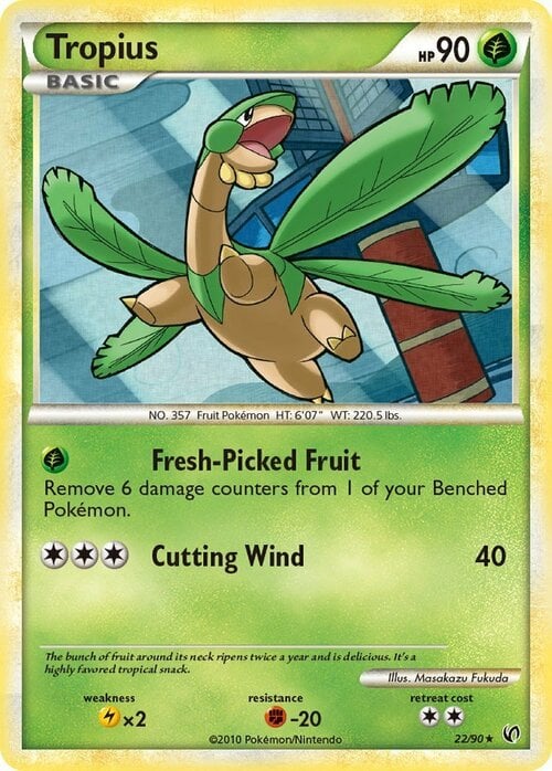 Tropius [Fresh-Picked Fruit | Cutting Wing] Card Front
