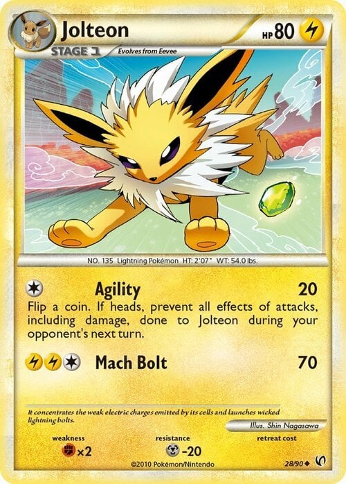 Jolteon Card Front