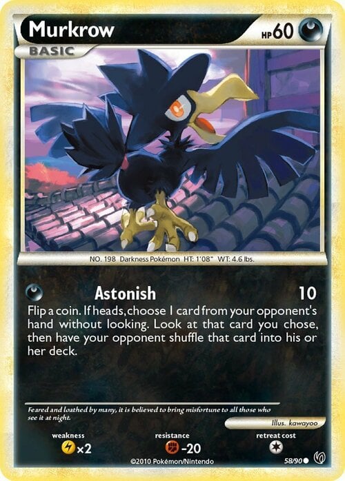 Murkrow Card Front