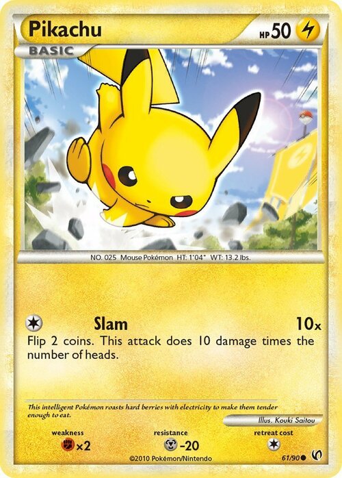 Pikachu [Slam] Card Front