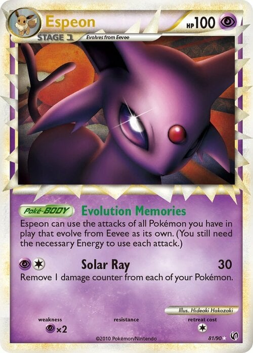 Espeon Card Front