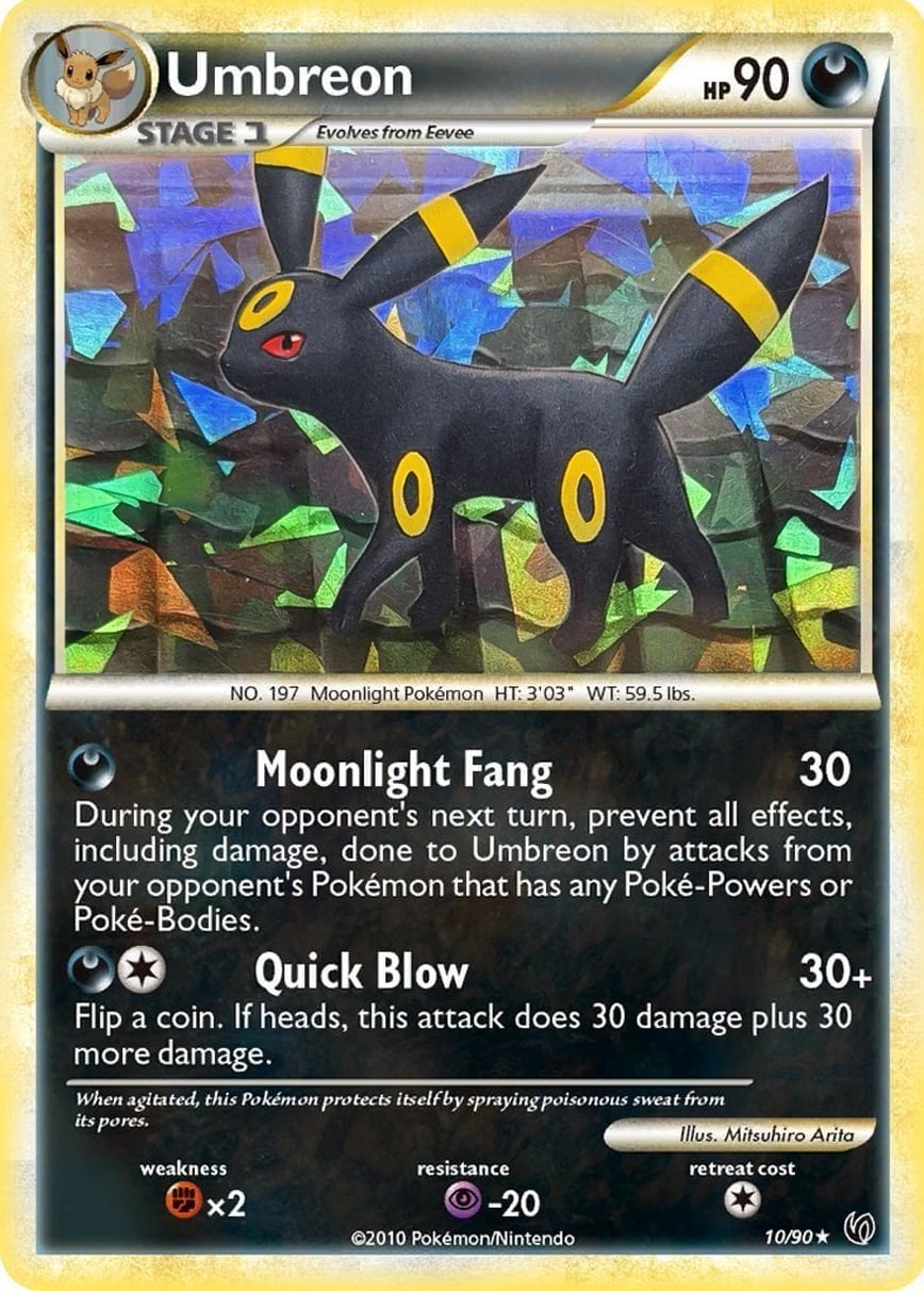 umbreon holo pokemon card 2025 SV Prismatic Evolutions ex #60 PSA 10 GEM MINT on Fanatics Collect Once during your turn (before your attack) Umbreon (13) - Neo Discovery