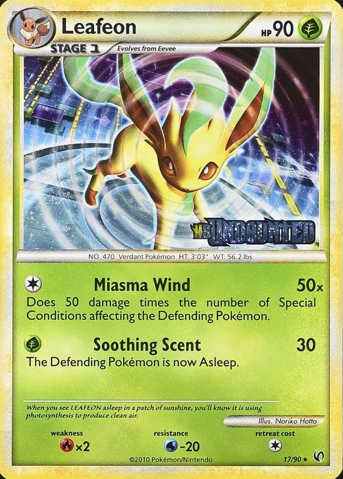 Leafeon Card Front