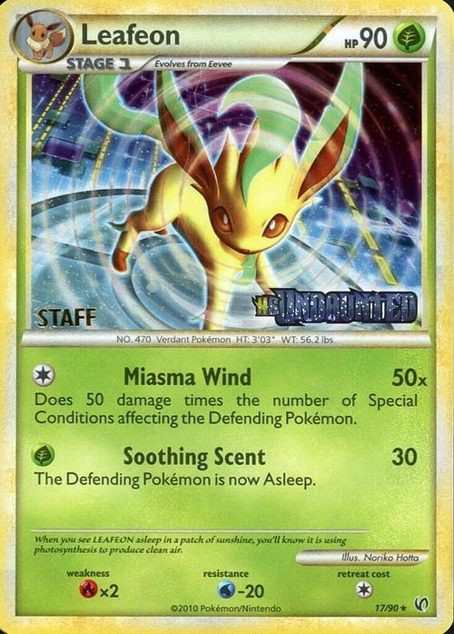 Leafeon Card Front