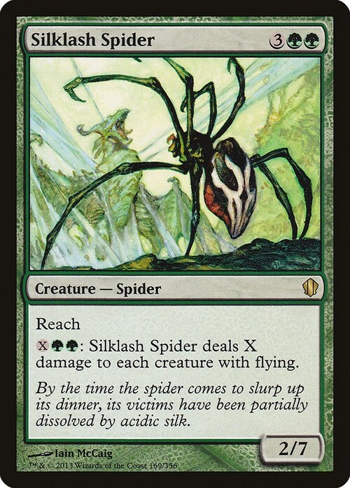Silklash Spider Card Front