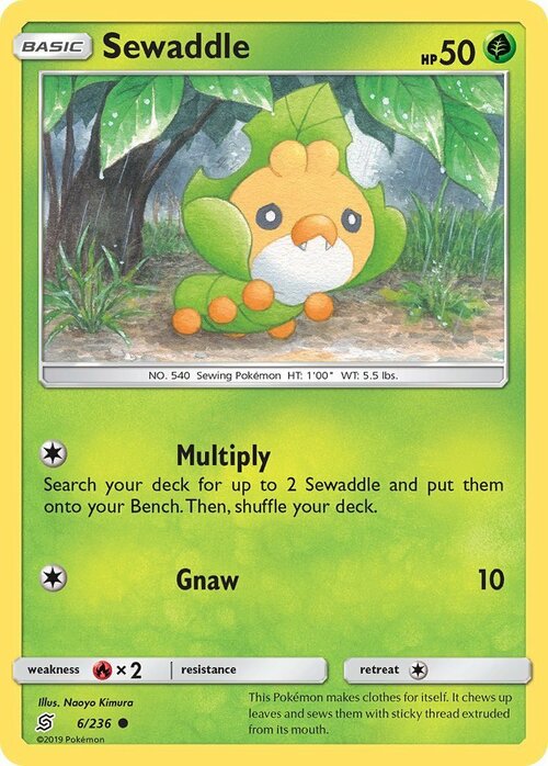 Sewaddle [Multiply | Gnaw] Card Front
