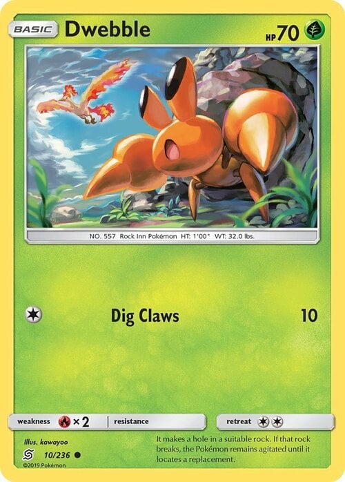Dwebble [Dig Claws] Card Front
