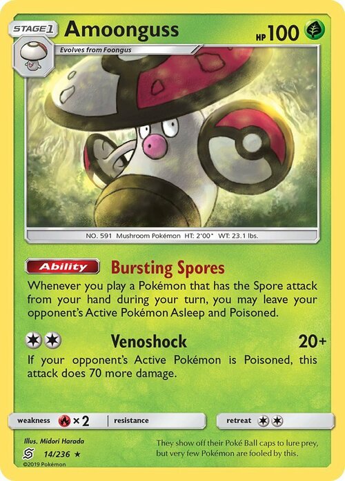 Amoonguss Card Front