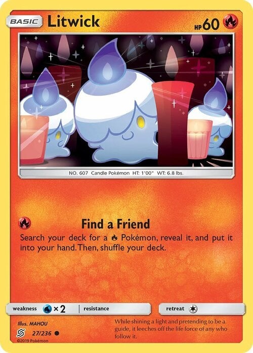 Litwick [Find a Friend] Card Front