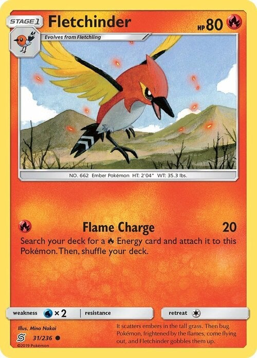 Fletchinder [Flame Charge] Frente
