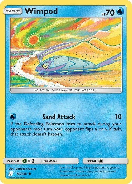 Wimpod [Sand Attack] Card Front