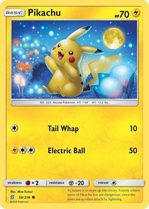 Pikachu [Tail Whap | Electric Ball] Frente