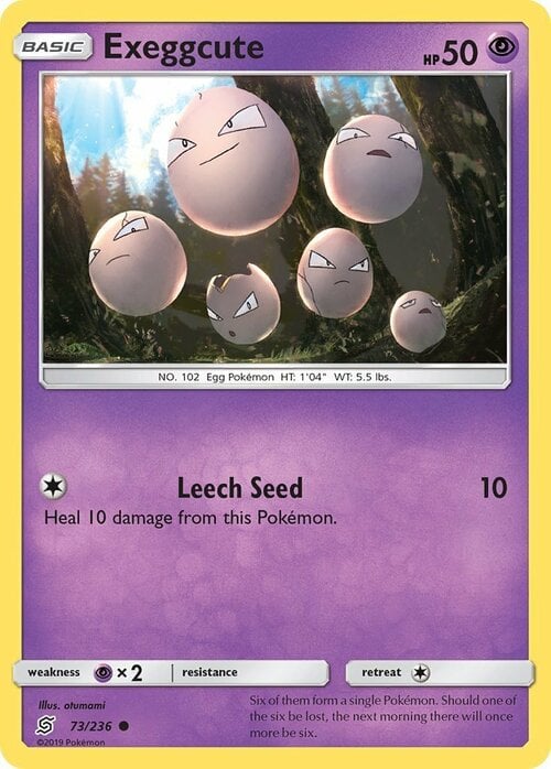 Exeggcute [Leech Seed] Card Front