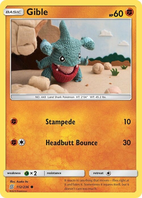 Gible Card Front
